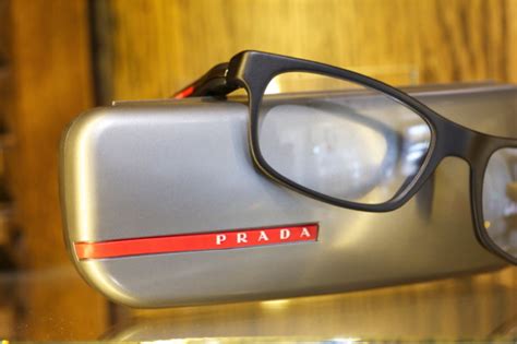 prada reading glasses case